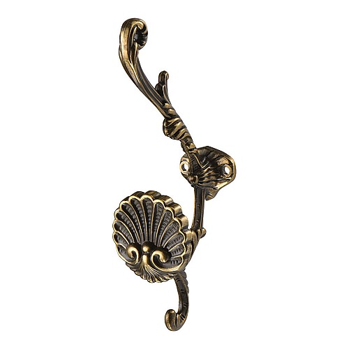 Крючок мебельный 4210.0170.001 цвет античная бронза трехрожковый 170 мм