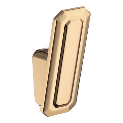 Крючок мебельный 7101 010MP11 цвет глянцевое золото однорожковый 70 мм