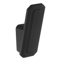 Крючок мебельный 7101 010MP24 цвет черный однорожковый 70 мм