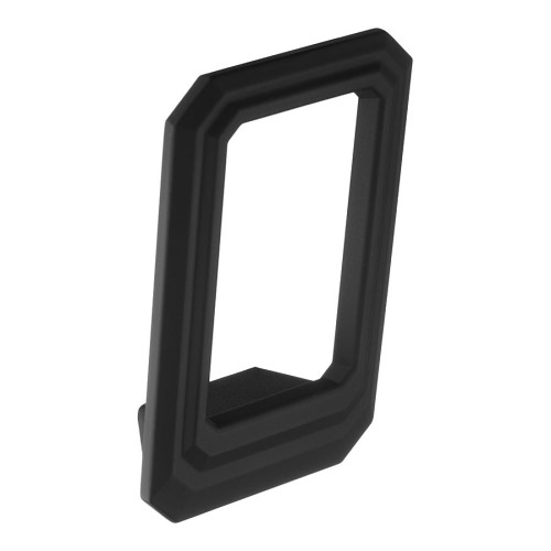 Крючок мебельный 7101 020MP24 цвет черный однорожковый длина 106 мм