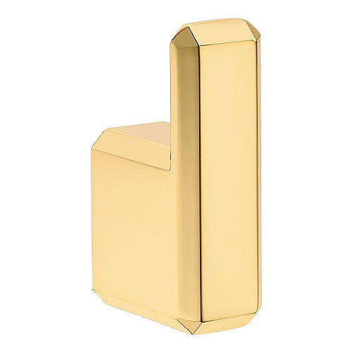 Крючок мебельный 7106 010MP11 цвет глянцевое золото однорожковый 61 мм