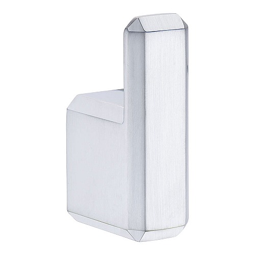 Крючок мебельный 7106 010MP19 цвет сатинированный хром однорожковый 61 мм