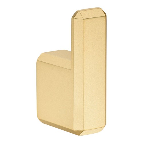 Крючок мебельный 7106 010PC35 цвет матовое золото однорожковый 61 мм 