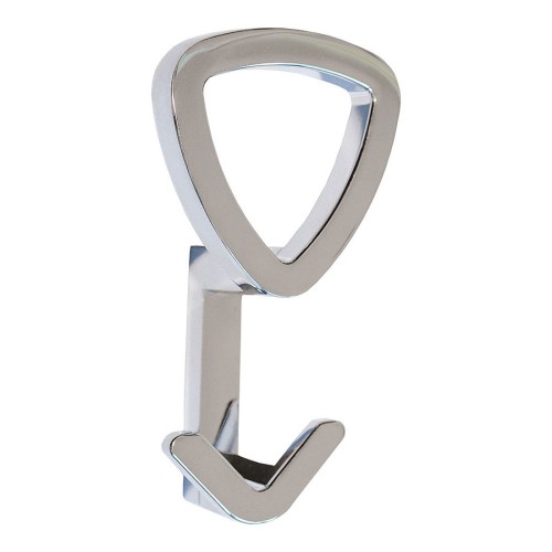 Крючок мебельный 712MP02 цвет глянцевый хром длина 140 мм