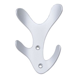 Крючок мебельный 723MP05 цвет матовый хром четырехрожковый длина 117 мм