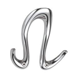 Крючок мебельный 726MP02 цвет глянцевый хром однорожковый длина 117 мм Крючок мебельный 726MP02 цвет глянцевый хром однорожковый длина 117 мм