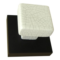 Вешалка керамическая 921WE цвет венге, белый однорожковая ширина 70 мм