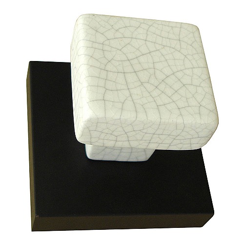 Вешалка керамическая 921WE цвет венге, белый однорожковая ширина 70 мм