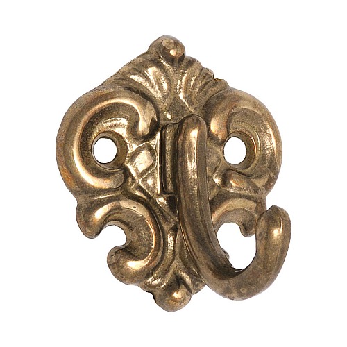 Крючок мебельный AX5014.000.21 цвет античная бронза однорожковый длина 58 мм