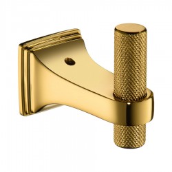 Крючок мебельный 1014 001 GL цвет глянцевое золото однорожковый 71 мм