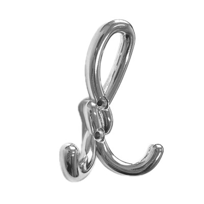 Крючок мебельный Dugum Hook Small-Chrome цвет глянцевый хром трехрожковый 87 мм 