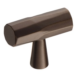 Ручка кнопка 07145-133 цвет состаренная бронза длина 40 мм