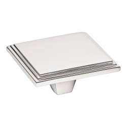 Ручка кнопка 072022-080-3 цвет глянцевый никель ширина 48 мм