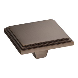 Ручка кнопка 072022-133-3 цвет состаренная бронза ширина 48 мм