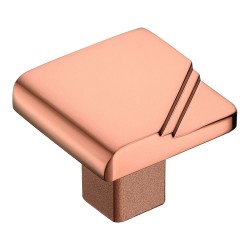 Ручка кнопка 0749-008 цвет медь ширина 35 мм