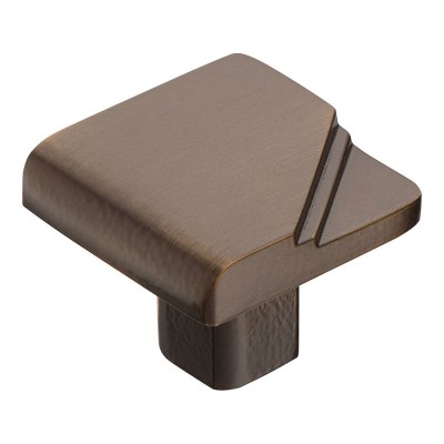 Ручка кнопка 0749-133 цвет состаренная бронза ширина 35 мм