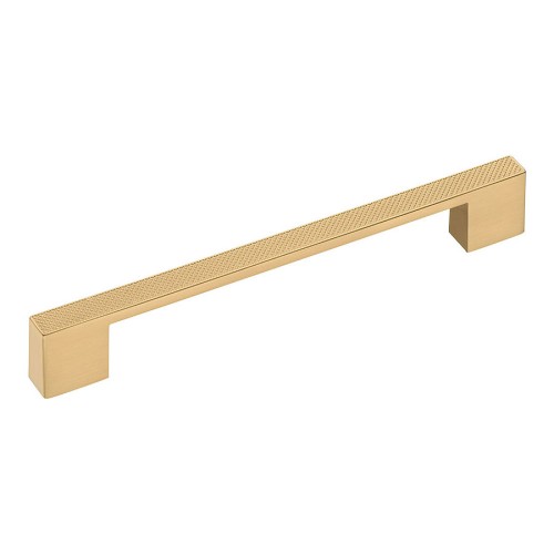 Ручка скоба 1039-160-Champagne Gold цвет матовая латунь длина 191 мм, крепление 160 мм 