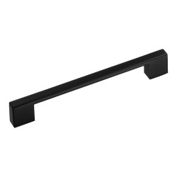 Ручка скоба 1040-160-Matt Black цвет черный матовый длина 191 мм крепление 160 мм