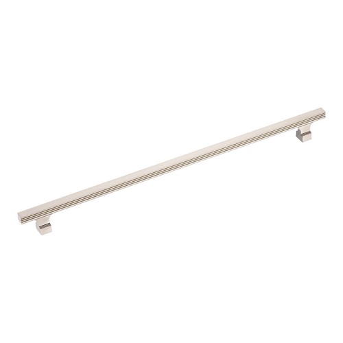 Ручка скоба 1074-320-Nikel Inox цвет никель длина 370 мм, крепление 320 мм 