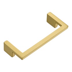 Ручка скоба 1080 Matt Gold цвет матовое золото длина 104 мм, крепление 96 мм