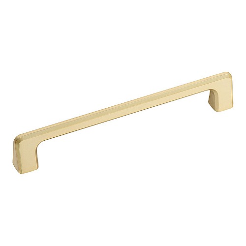 Ручка скоба 1107 160PC35 цвет матовая латунь длина 177 мм, крепление 160 мм