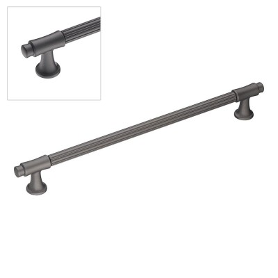 Ручка скоба 1117 256PC27 цвет графит длина 302 мм, крепление 256 мм