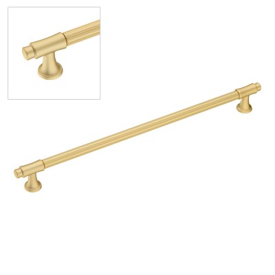 Ручка скоба 1117 320PC35 цвет матовое золото длина 366 мм, крепление 320 мм 