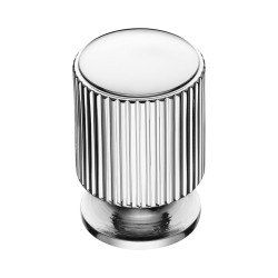 Ручка модерн кнопка 1464 0026 CR цвет глянцевый хром диаметр 26 мм   