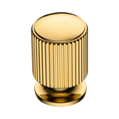 Ручка модерн кнопка 1464 0026 GL цвет глянцевое золото диаметр 26 мм Ручка модерн кнопка 1464 0026 GL цвет глянцевое золото диаметр 26 мм