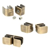 Ручки для стеклянной двери SQUARE 17.40.084-0 цвет бронза длина 34 мм, комплект 2 штуки