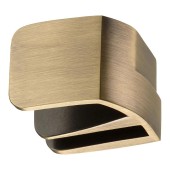 Ручки для стеклянной двери SQUARE 17.40.084-0 цвет бронза длина 34 мм, комплект 2 штуки