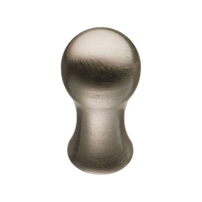 Ручка кнопка круглая 1930 0012 NB цвет никель диаметр 12 мм  