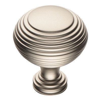 Ручка кнопка круглая 1937 0032 PNM цвет полированный никель диаметр 32 мм