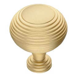 Ручка модерн кнопка круглая 1937 0038 BB цвет матовое золото диаметр 38 мм 