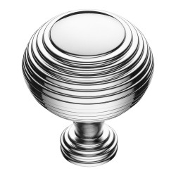 Ручка модерн кнопка круглая 1937 0038 CR цвет глянцевый хром диаметр 38 мм 