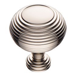 Ручка модерн кнопка круглая 1937 0038 PN цвет глянцевый никель диаметр 38 мм 