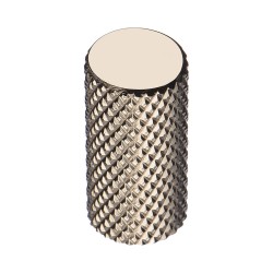 Ручка модерн кнопка 1990 0012 PN цвет глянцевый никель диаметр 12 мм   