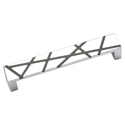 Ручка скоба 243192MP02PL16 цвет глянцевый хром длина 202 мм, крепление 192 мм