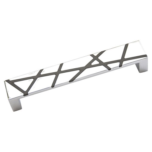 Ручка скоба 243192MP02PL16 цвет глянцевый хром длина 202 мм, крепление 192 мм