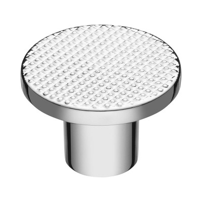 Ручка модерн кнопка круглая 25-Chrome цвет глянцевый хром диаметр 25 мм 