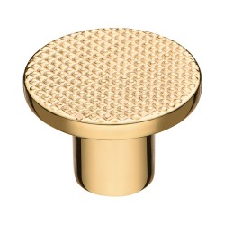 Ручка модерн кнопка круглая 25-Gold цвет глянцевое золото диаметр 25 мм  