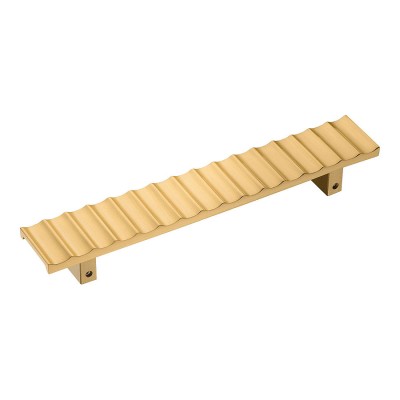 Ручка скоба 2505-011-30x5-224 цвет сатинированная латунь длина 300 мм, крепление 224 мм Ручка скоба 2505-011-30x5-224 цвет сатинированная латунь длина 300 мм, крепление 224 мм