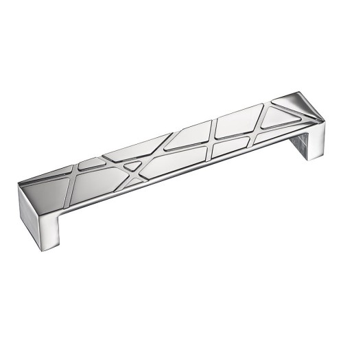 Ручка скоба 275160MP02 цвет глянцевый хром длина 172 мм, крепление 160 мм