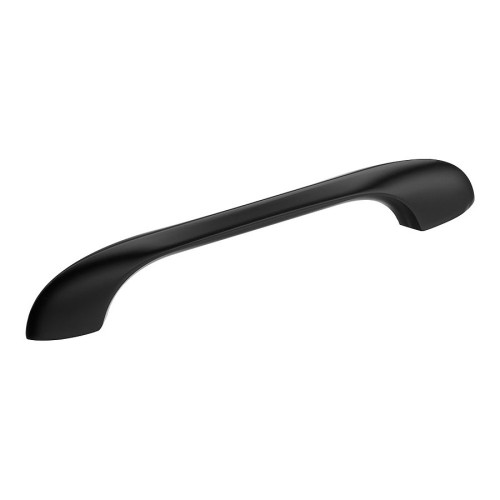 Ручка скоба 301-160-Matt Black цвет черный длина 176 мм, крепление 160 мм 