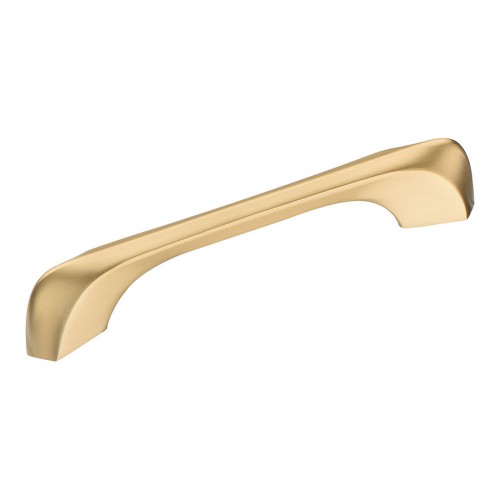 Ручка скоба 303-160-Champagne Gold цвет матовая латунь длина 176 мм, крепление 160 мм