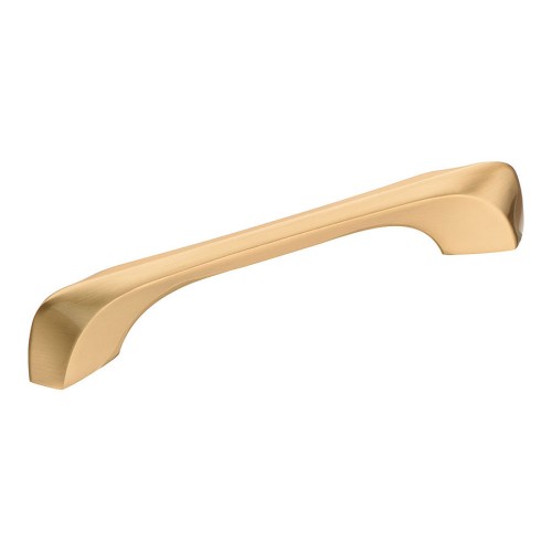 Ручка скоба 303-160-Matt Gold цвет сатинированное золото длина 176 мм, крепление 160 мм