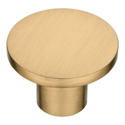 Ручка модерн кнопка круглая 34-Champagne Gold цвет матовая латунь диаметр 25 мм Ручка модерн кнопка круглая 34-Champagne Gold цвет матовая латунь диаметр 25 мм