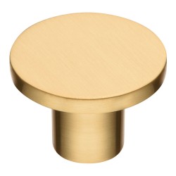 Ручка модерн кнопка круглая 34-Matt Gold цвет сатинированное золото диаметр 25 мм Ручка модерн кнопка круглая 34-Matt Gold цвет сатинированное золото диаметр 25 мм