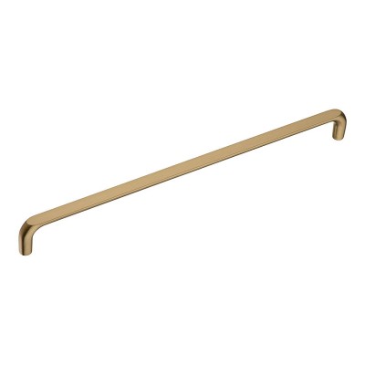 Ручка скоба 395-320-Champagne Gold цвет матовая латунь длина 332 мм, крепление 320 мм 