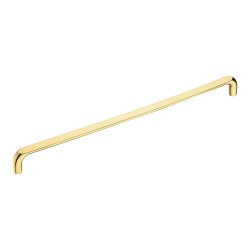 Ручка скоба 395-320-Gold цвет глянцевое золото длина 332 мм, крепление 320 мм  